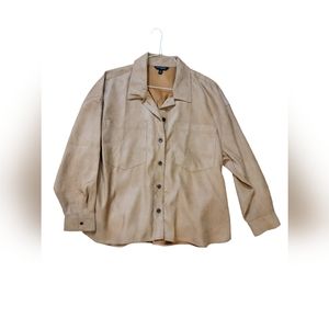 Banana Republic Suede brown Jacket with Belt